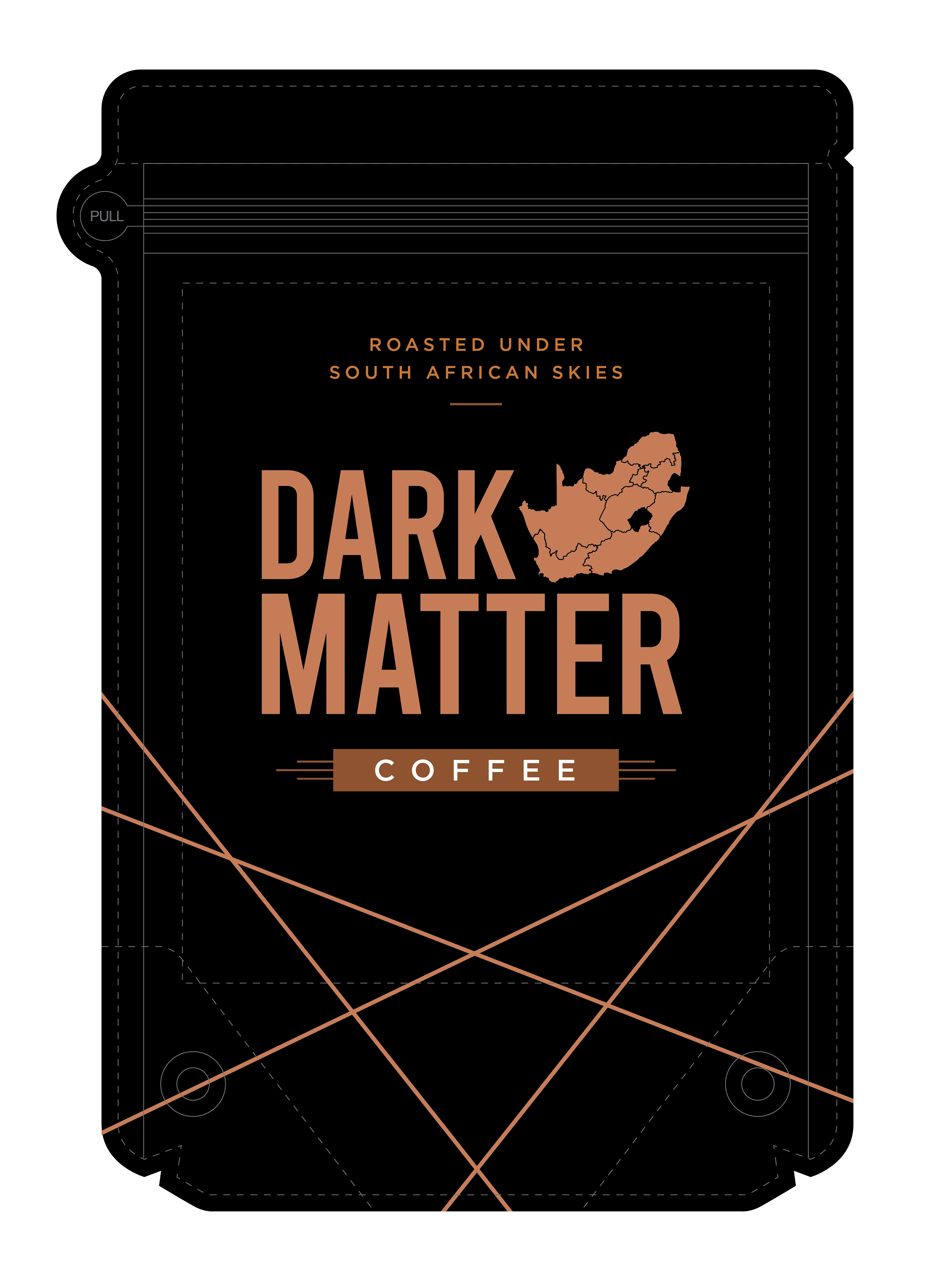 Dark Matter Coffee - South Africa design packaging